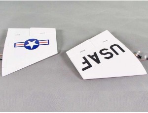 Freewing F-104 Starfighter Silver Main Wing Set